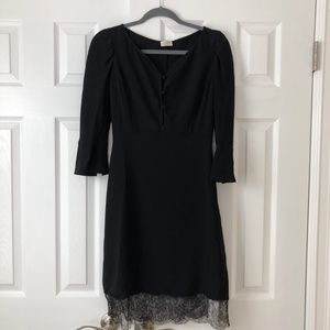Authentic Valentino Lace Black Dress